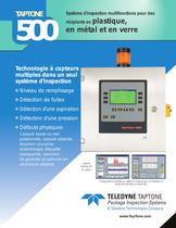 Taptone 500 - Système d'inspection multifonctions pour des récipients en plastique, en métal et en verre - 1