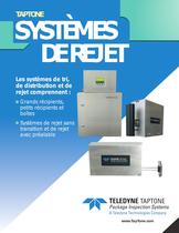 Taptone SYSTÈMES DE REJET - 1