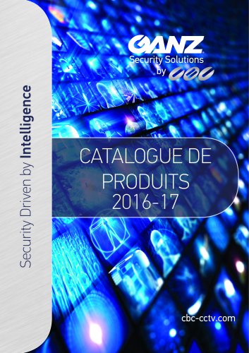 GANZ Guide de Produit 16-17