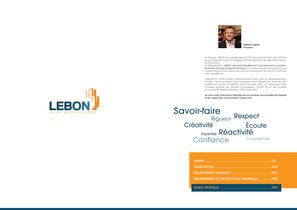 Catalogue LEBON 2013 - 2