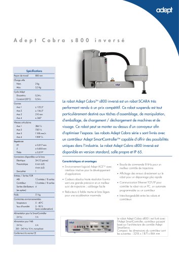 Adept Cobra s800 Inverted