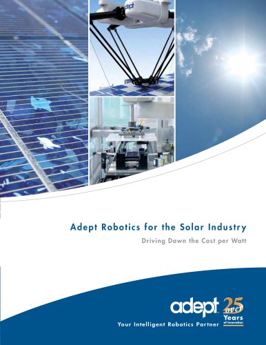 Adept Robotics for the Solar Industry