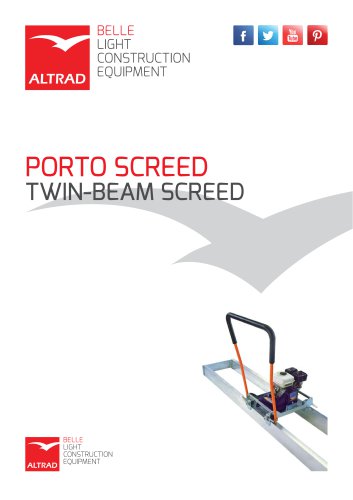 PORTO SCREEDTWIN-BEAM SCREED