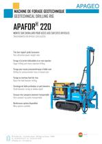 APAFOR 220 - Machine de forage geotechnique