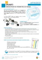 EXPLOFOR®3 ENREGISTREUR DE PARAMETRES DE FORAGE - 1