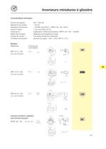 Inverseurs miniatures à glissière - 10