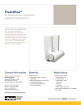 Fluoroflow Filter Cartridges