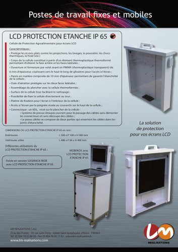 LCD PROTECTION ETANCHE IP 65