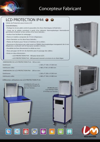 LCD PROTECTION IP 44