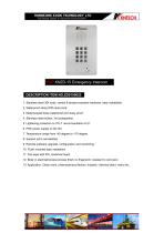 Cleanroom intercom KNZD-15 VoIP