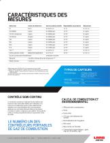 LANCOM4 CONTRÔLEURS PORTABLES DE GAZ DE COMBUSTION - 5