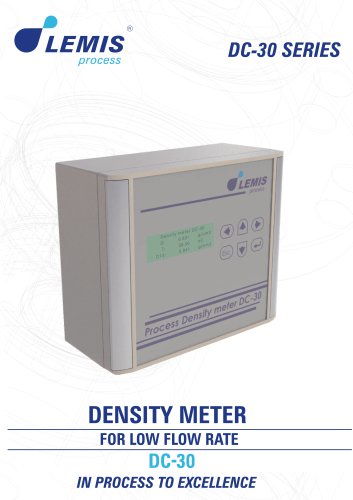 Low Flow Rate Density Meter DC-30 SERIES