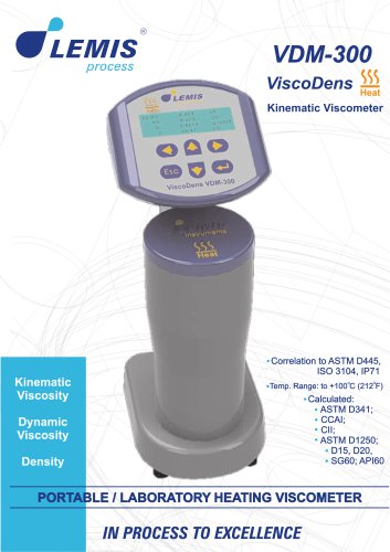 PORTABLE/LABORATORY DENSITY & VISCOSITY METER HEAT