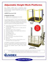 Adjustable Height Work Platforms