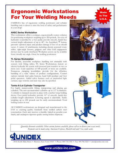 Ergonomic Workstations For Your Welding Needs