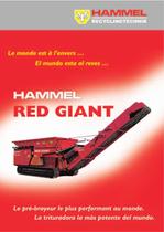 HAMMEL-prébroyeur type VB 950 DK RED GIANT