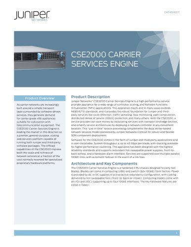 CSE2000 Carrier Services Engine