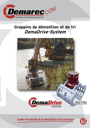 Grappins de démolition et de tri DemaDrive-System