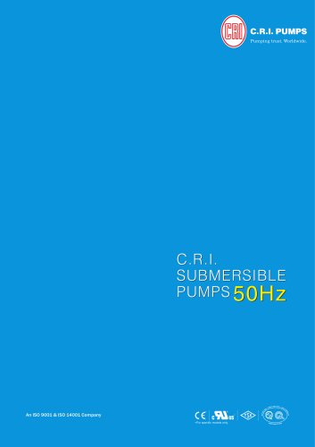 DEEPWELL SUBMERSIBLE PUMPS 50Hz