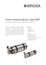 Force measuring pin Type 0201