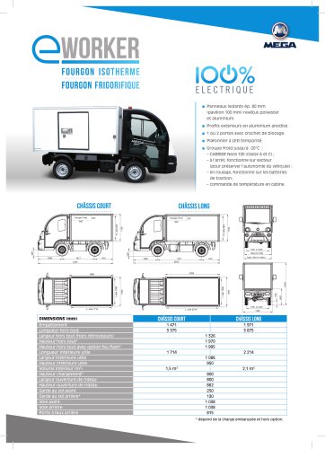 Fourgon Isotherme e-Worker