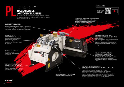 RABOTEUSES AUTO NIVELANTES