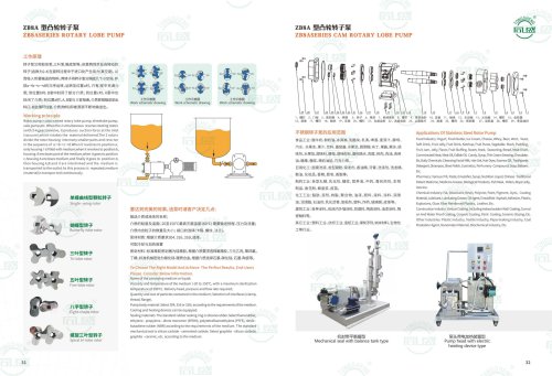 catalog of rotor pump
