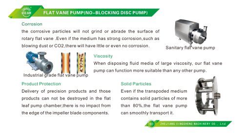 flat vane pump