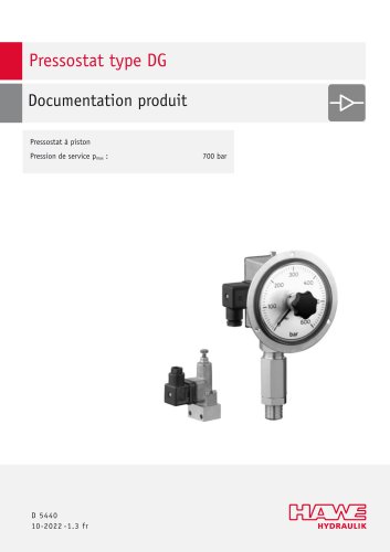 Pressostat type DG 2025