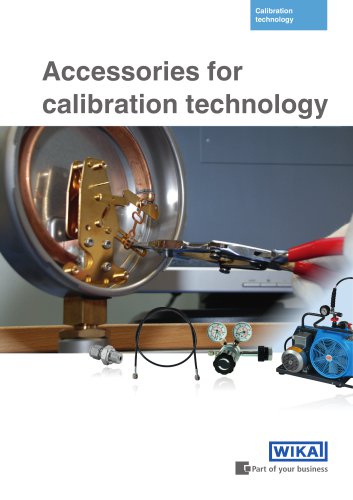 Accessories for calibration technology