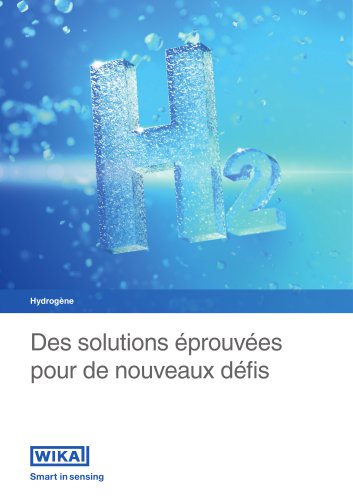 Hydrogène Des solutions éprouvées pour de nouveaux défis