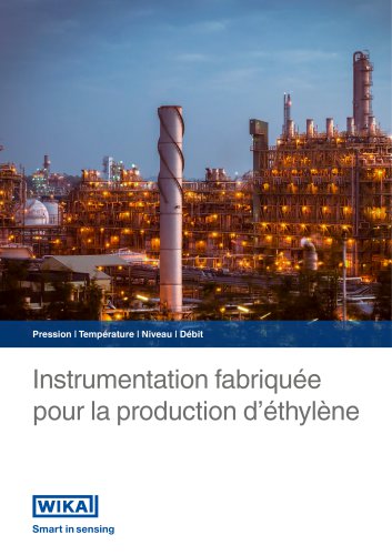 Instrumentation fabriquée pour la production d’éthylène