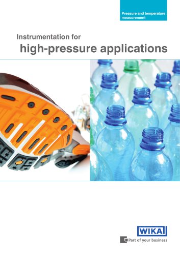 Instrumentation for high-pressure applications