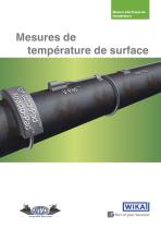 Mesures de  température de surface