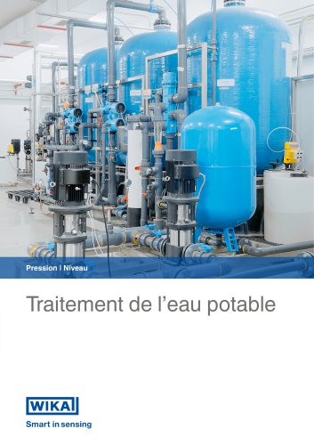Pression | Niveau Traitement de l’eau potable