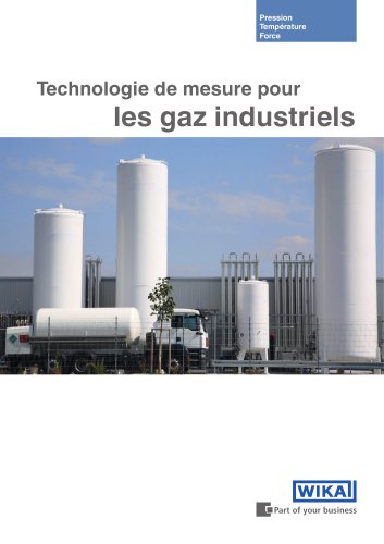 Technologie de mesure pour les gaz industriels