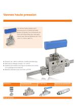 Valves and manifolds for process instrumentation - 7