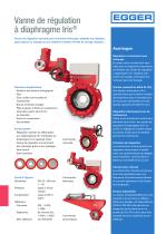 Vanne de régulation à diaphragme Iris®