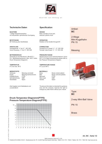 Data sheet BC