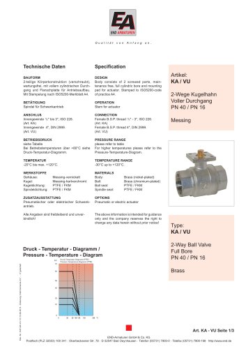 Data sheet KA