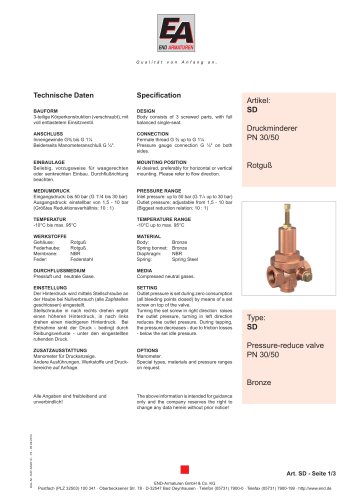 Data sheet SD