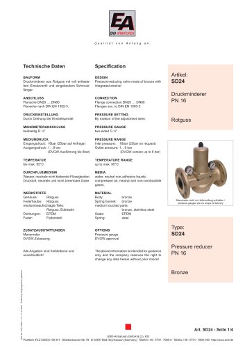 Data sheet SD24