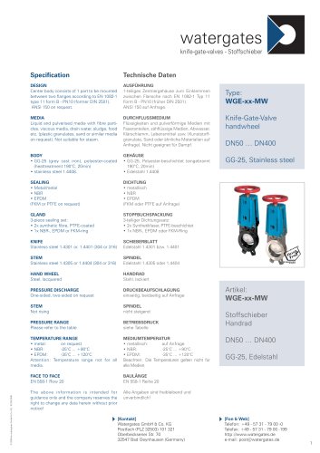 Knife Gate Valves 