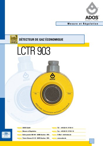 LCTR 903 | Détecteur de gaz économique