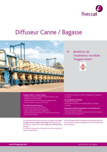 Diffuseur Canne Bagasse