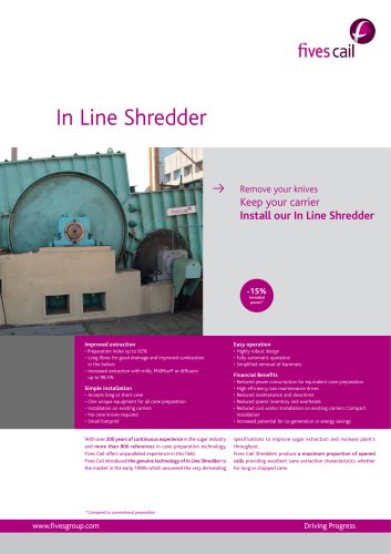 In Line Shredder