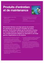 Produits d’entretien et de maintenance - 2