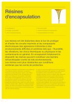 Résines d’encapsulation - 2