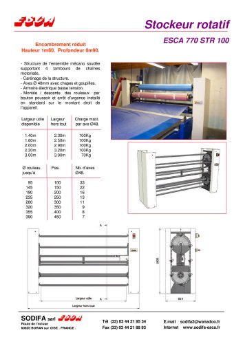 MINI STOCKEUR ROTATIF POUR ATELIERS