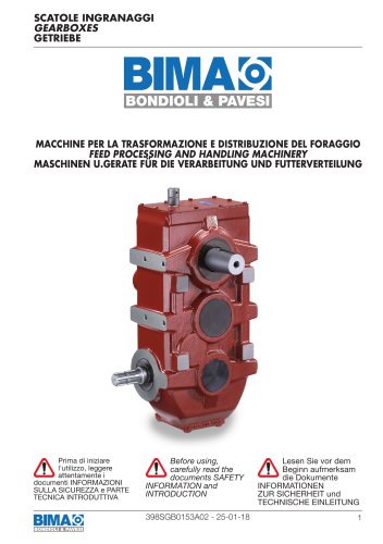 Parallel shaft Gearboxes - Feed Processing and Handling Machinery